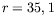 $ r=35,1$